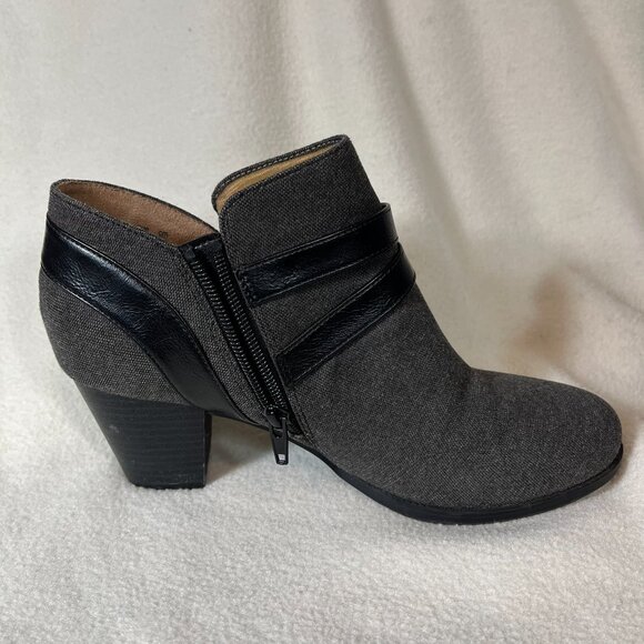 Abella True Comfort Women's 8.5 Grey Ankle Boot - Picture 3 of 11